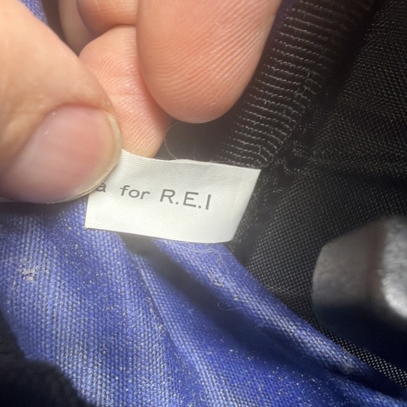 REI Half Dome‎ Hiking Backpack Blue Black Internal Frame Daypack 50L - Picture 15 of 16